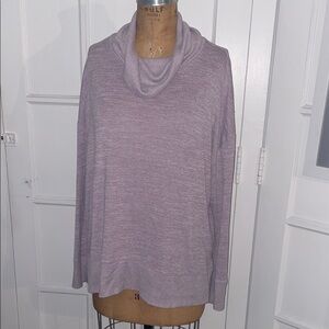 Gap Softspun Purple Cowl Neck Sweater XL